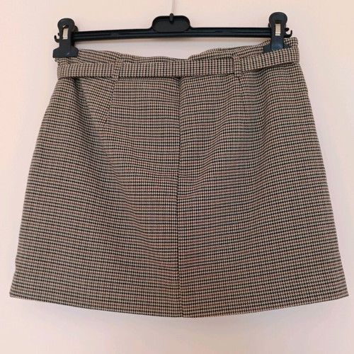 Mango skirt S-M like new, beige and brown with belt