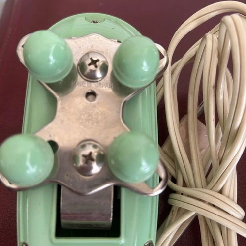 Massage device 1960 bakelite turquoise like new