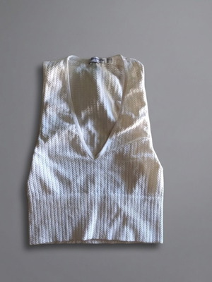 Stradivarius white crop top new XS/S