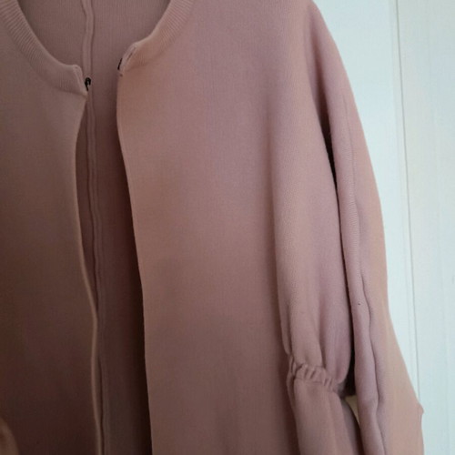 Pink jacket cardigan like new, size L