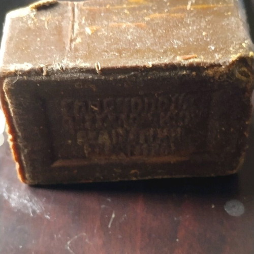 Green olive oil soap used from Thessaloniki Soap Factory