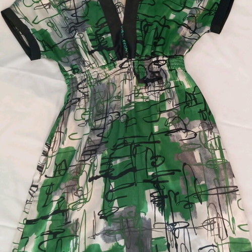 Dress new, gray and green, size M