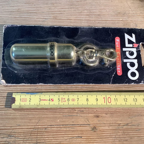 Zippo fuel canister new in gold color
