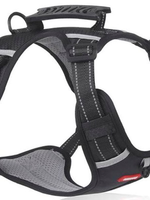 Dog harness Action XLarge black