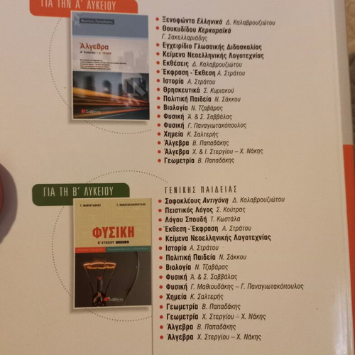 Physics A Lykeiou textbook like new, Savvalas edition