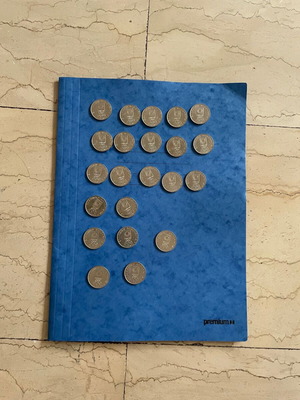 Συλλογή 22 νομισμάτων 500 δραχμών σαν καινούργια