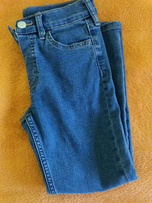 H&M Jeans Stretch Pants For Boys Like New, Blue 122 cm