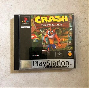 Crash Bandicoot 1 PlayStation 1 αγγλικό πλήρες