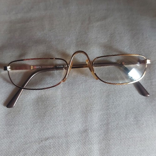 Vintage metal eyeglass frame gold like new