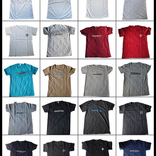 Men's T-shirts, 31 models, sizes S and M, new, multicolor