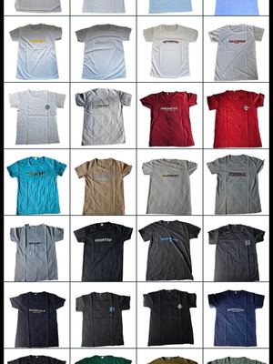 Men's T-shirts new, 31 models, sizes S and M, multicolor