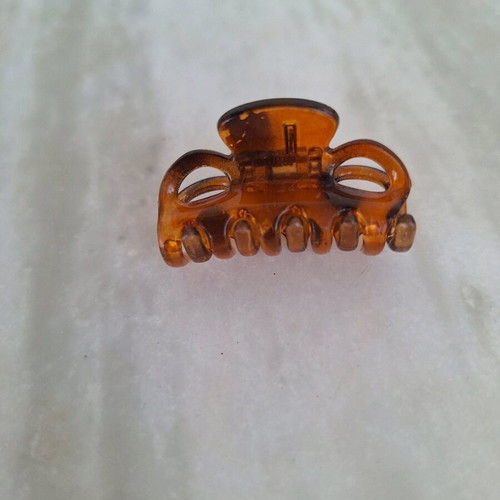 Brown hair clip medium size used