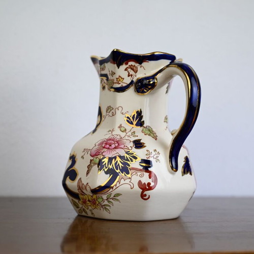 Mason's Ironstone Mandalay jug like new, Imari floral design