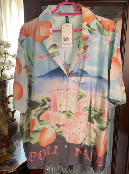 Πουκάμισο unisex Napoli,H&M,καινούργιο με ετικέτες.