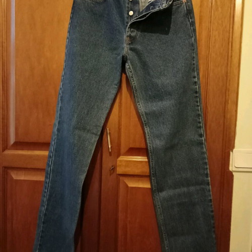 Men's denim pants like new, straight fit, size 28