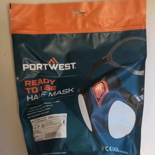 Portwest P440 half face mask new with A2P3 filters