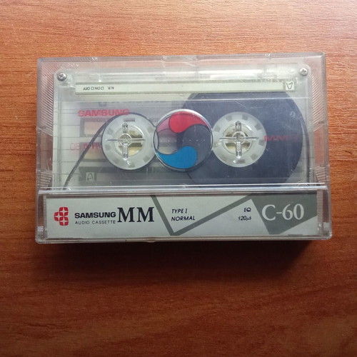 Samsung MM C-60 audio tape used, 1980s