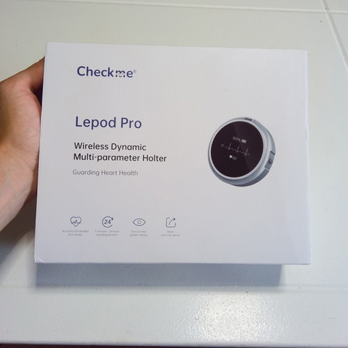 Checkme Lepod Pro 12-Lead Wireless Holter ECG Monitor
