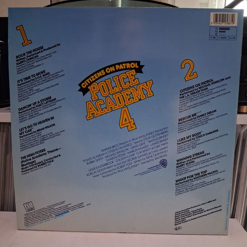 Various Police Academy 4 Citizens On Patrol vinyl LP soundtrack
