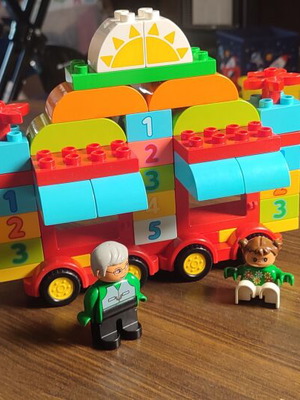 Lego Duplo Numbers & Construction Set like new, 37 pieces