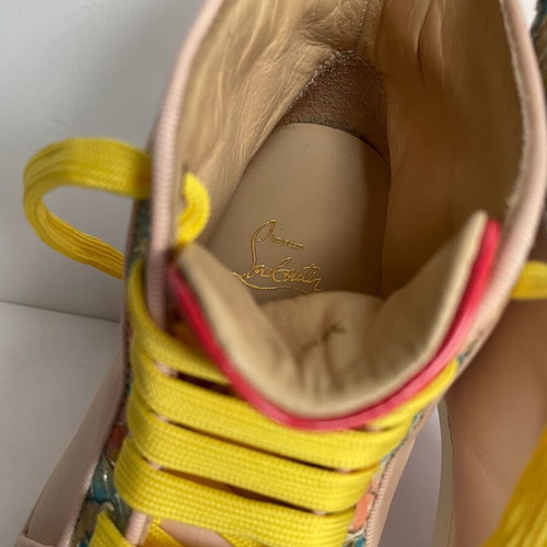 Christian Louboutin women sneakers 36.5 like new, colorful