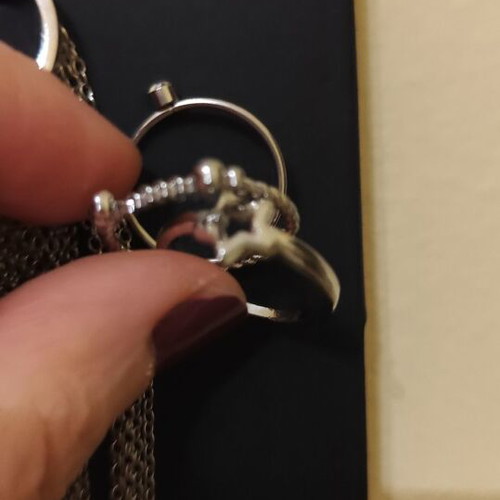 Stradivarius rings new, pack of 5 silver, medium size