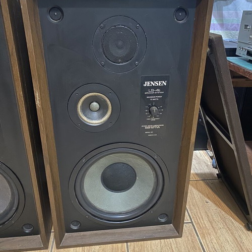 Jensen LS-4b vintage 3-way speakers used, made in USA