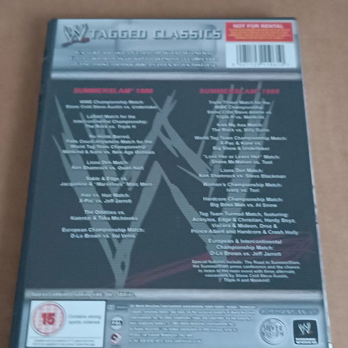 WWE WWF Summerslam 1998 & 1997 2-DVD sealed Tagged Classics
