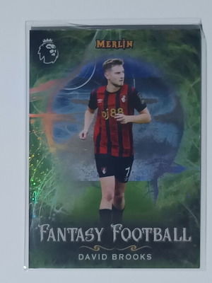 Topps Merlin Premier League 2026 David Brooks Fantasy Football Insert card mint