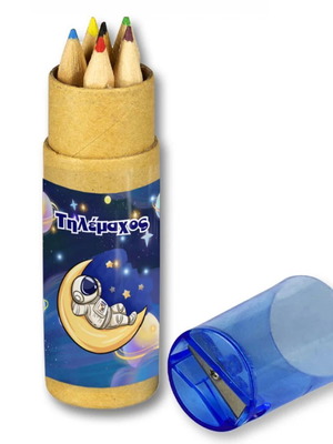 Astronaut Colored Pencils 10pcs new with name in kraft box