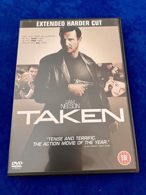 Taken DVD Liam Neeson Extended Harder Cut version like new