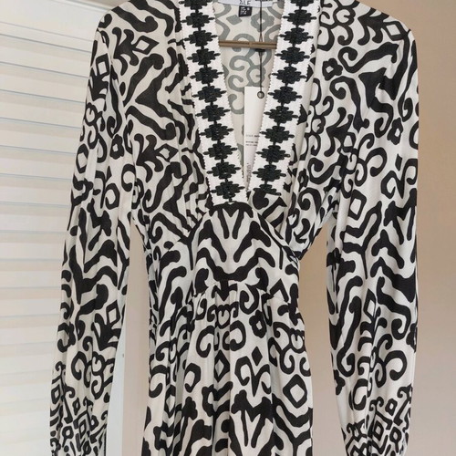 A.L.E. dress new, black and white, size small with sleeve