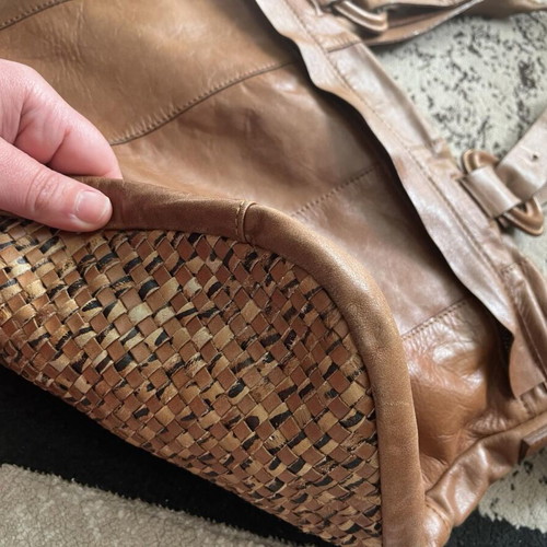 Bottega Veneta vintage handbag used, brown
