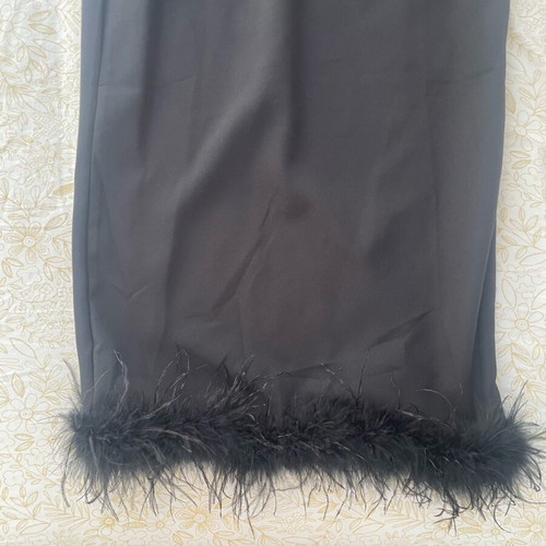 Midi dress black Trendyol like new, size S