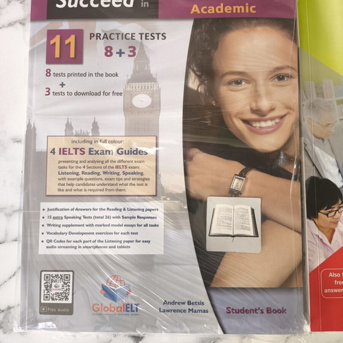 IELTS Academic preparation books new, pack of 2