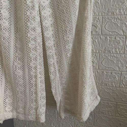 Embroidered pants Bershka new, size S, white