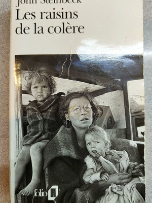 Les Raisins de la colère by John Steinbeck used, Greek edition, 1947