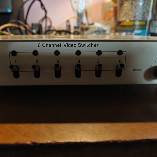 6-Channel Video Switcher used for CCTV