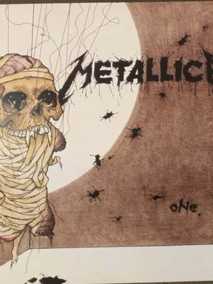 Metallica One original European press 12'' LP vinyl