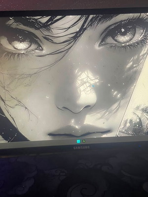 Samsung Monitor 75Hz 1920x1080 Full HD with HDMI and DP