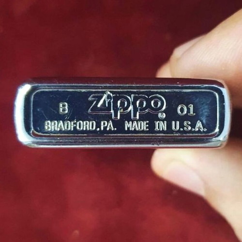 Zippo B-01 collectible lighter used, Made in USA