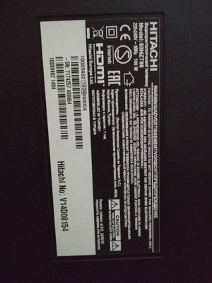 Телевизор Hitachi 50HZT66 нов за части