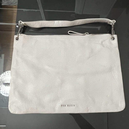 White leather shoulder bag Ted Baker like new