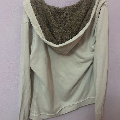 Esmara cardigan used, size M, beige and brown, broken zipper