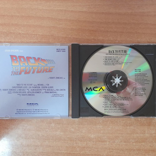 Back To The Future OST CD, original 1985 edition