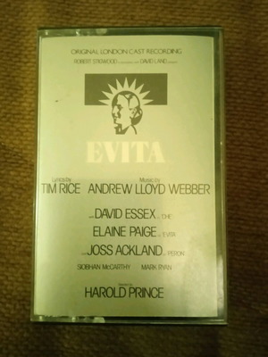 Κασέτα Evita original London cast recording σαν καινούργιο, 1978 συλλεκτική