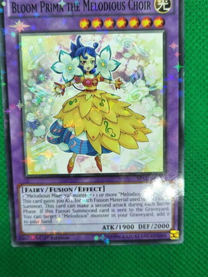 Bloom Prima the Melodious Choir Yu-Gi-Oh! κάρτα σε άριστη κατάσταση