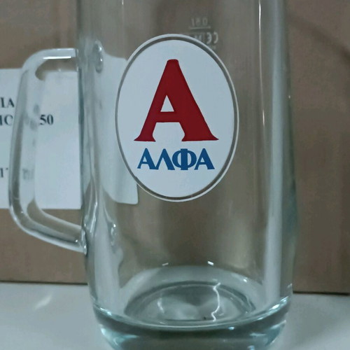Ποτήρια μπύρας Άλφα 0,5l πακέτο 6 τεμαχίων καινούργια