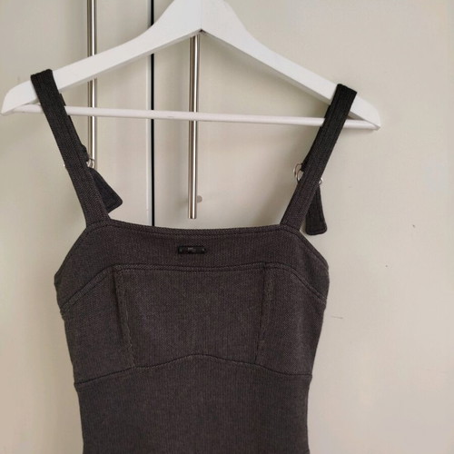 Jus Top small elastic dress grey like new