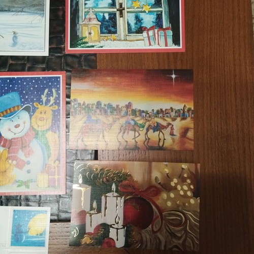 Christmas cards like new, set of 13 with envelopes